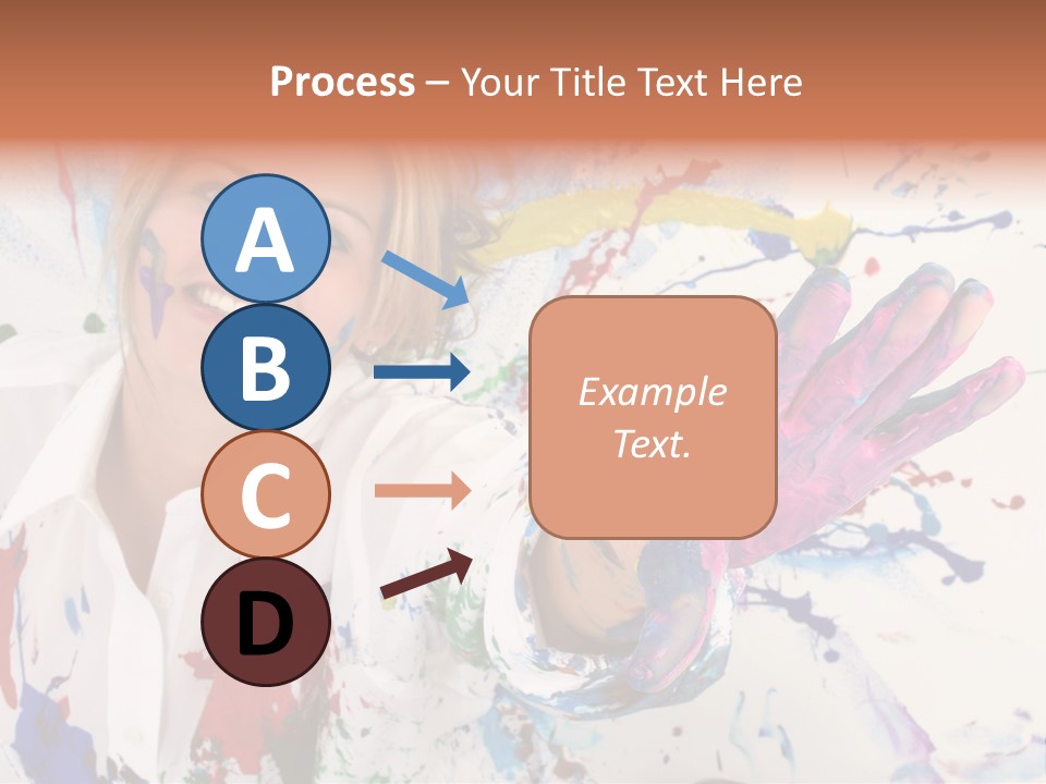 Funny Student Splatter PowerPoint Template