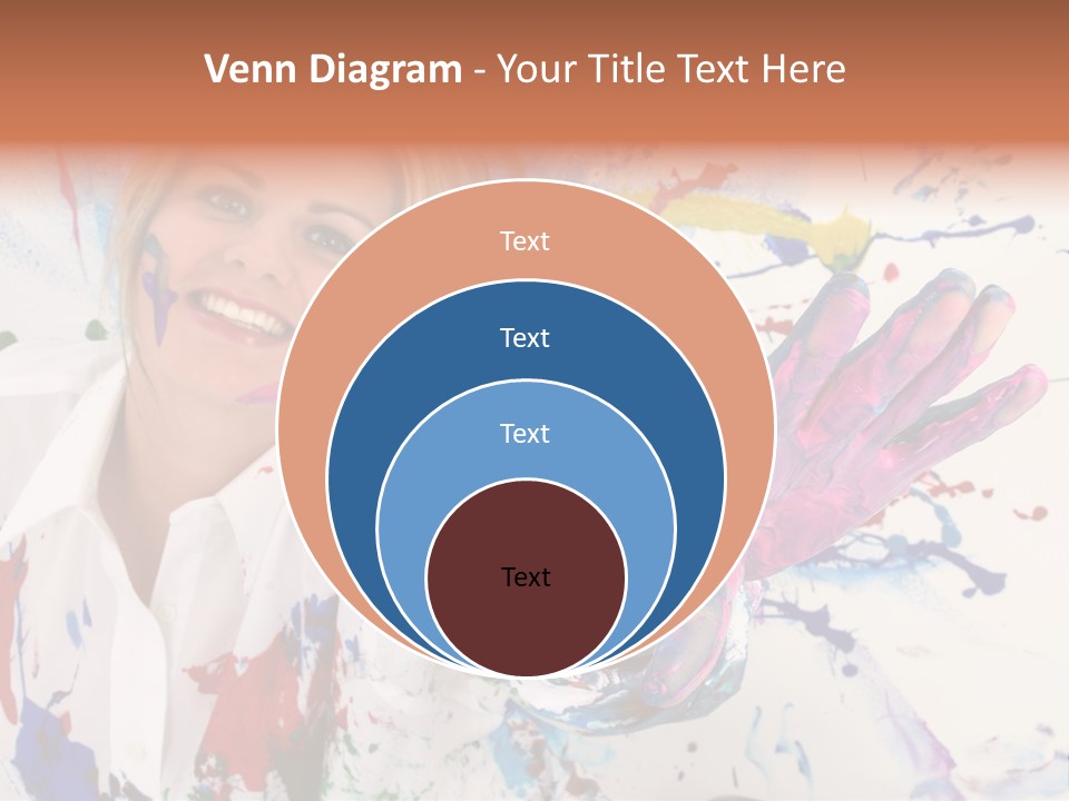 Funny Student Splatter PowerPoint Template