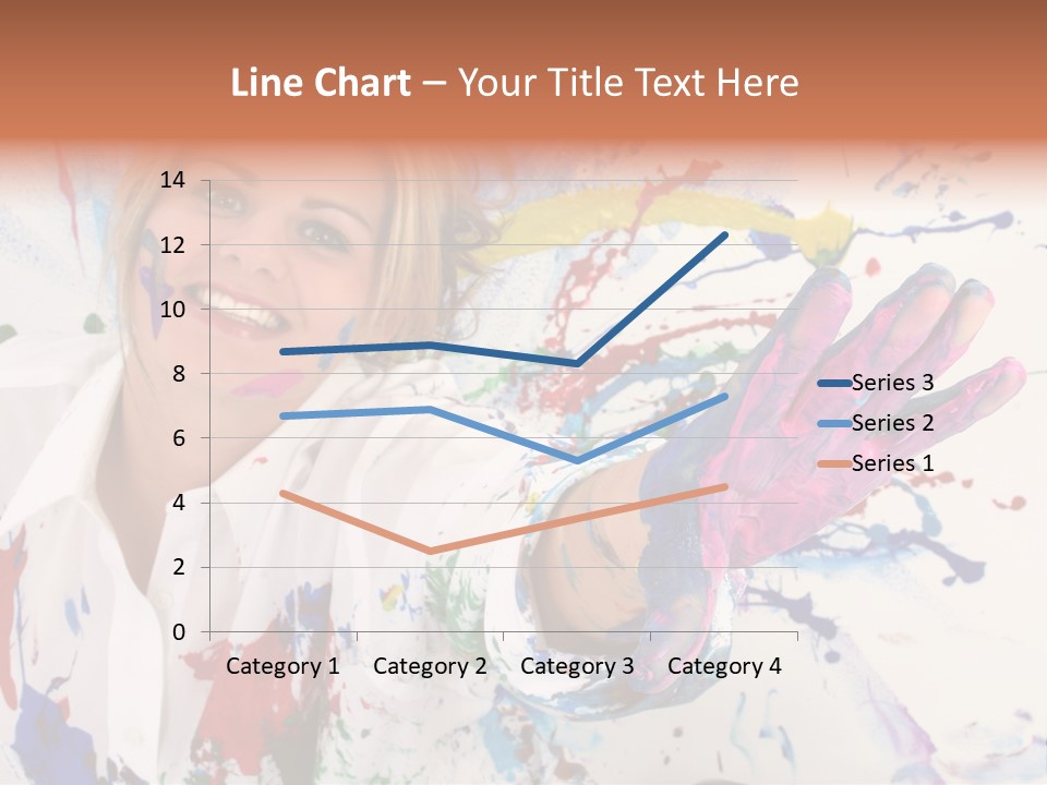 Funny Student Splatter PowerPoint Template