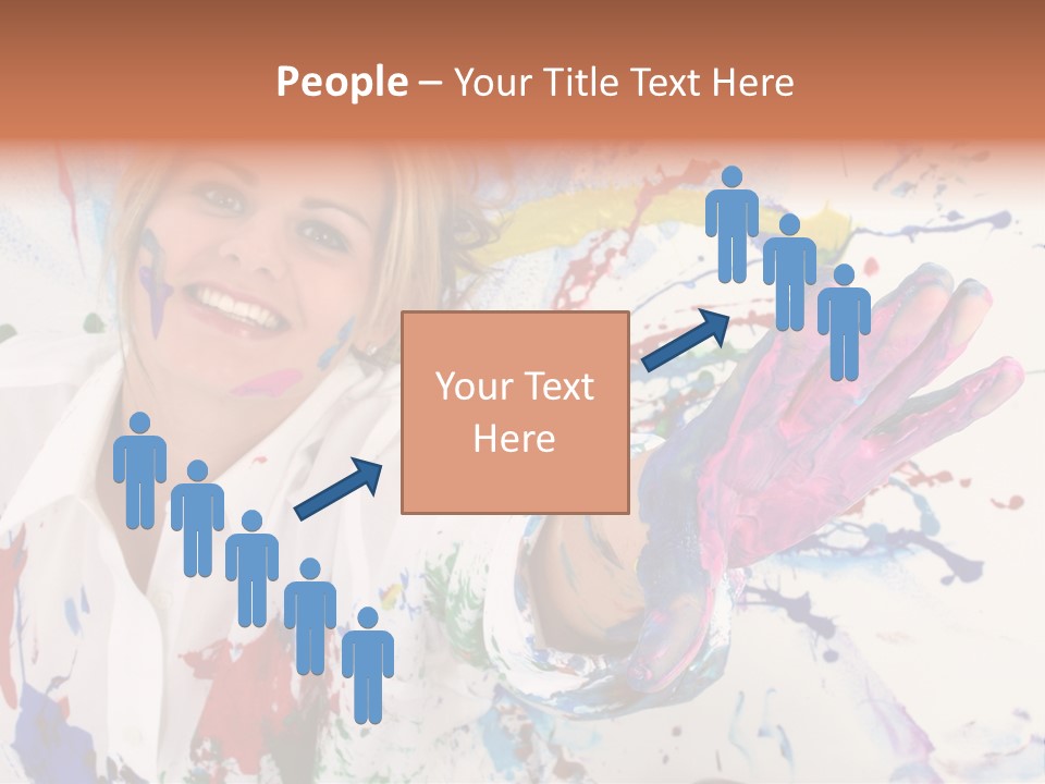 Funny Student Splatter PowerPoint Template