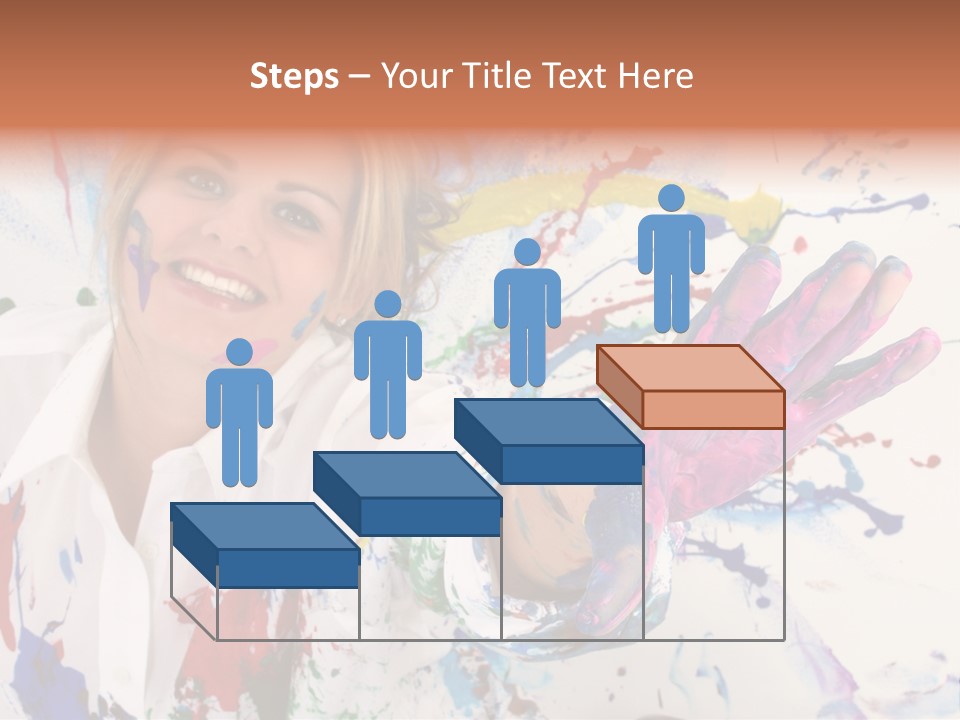 Funny Student Splatter PowerPoint Template