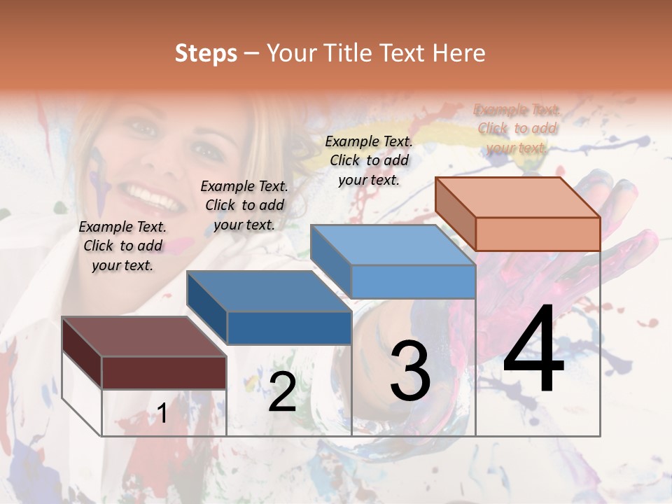 Funny Student Splatter PowerPoint Template