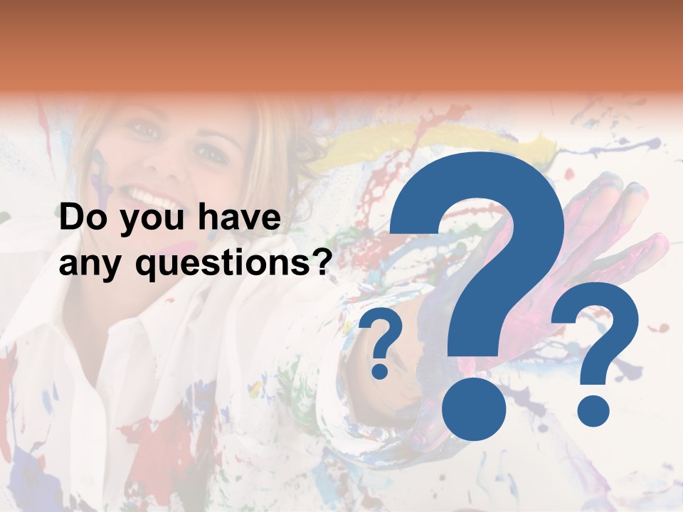 Funny Student Splatter PowerPoint Template