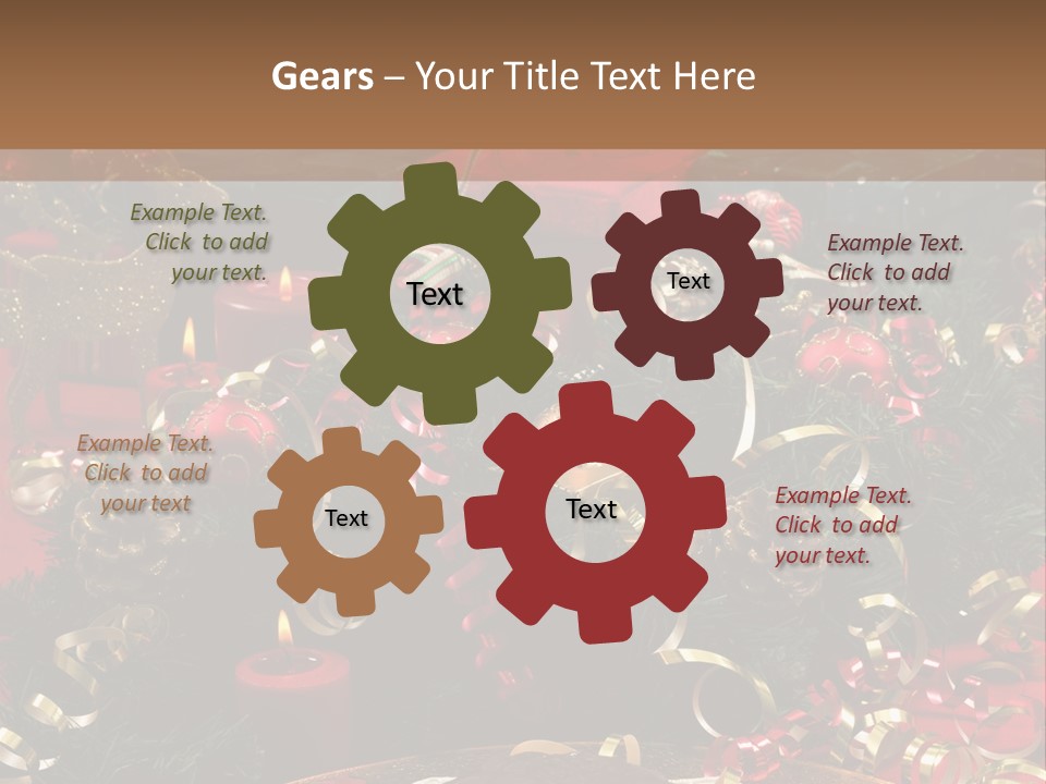 Light Icing Seasonal PowerPoint Template