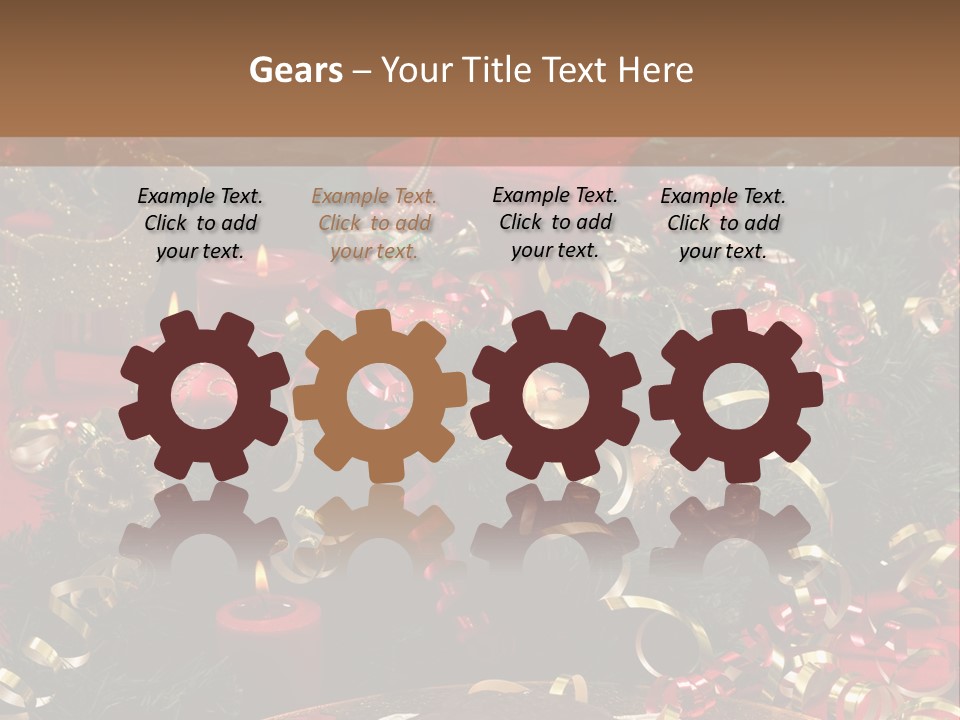 Light Icing Seasonal PowerPoint Template