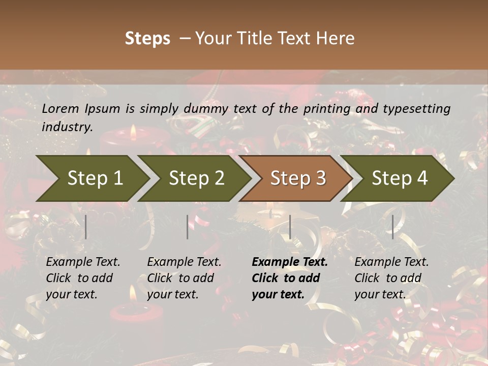 Light Icing Seasonal PowerPoint Template
