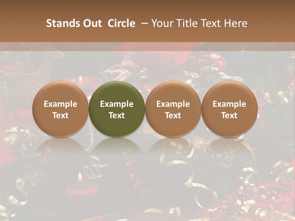 Light Icing Seasonal PowerPoint Template