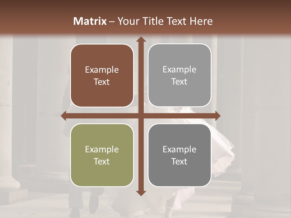 Wedded Pair Sense PowerPoint Template