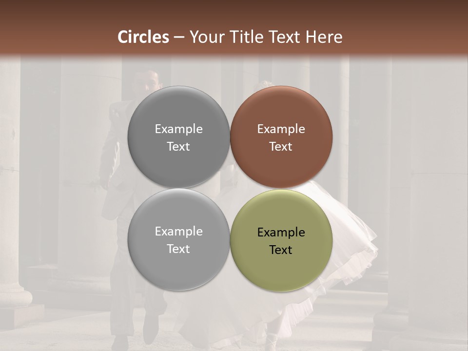 Wedded Pair Sense PowerPoint Template