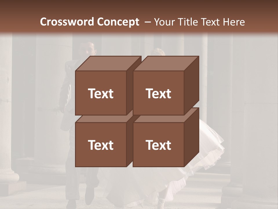 Wedded Pair Sense PowerPoint Template