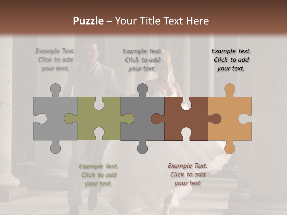 Wedded Pair Sense PowerPoint Template