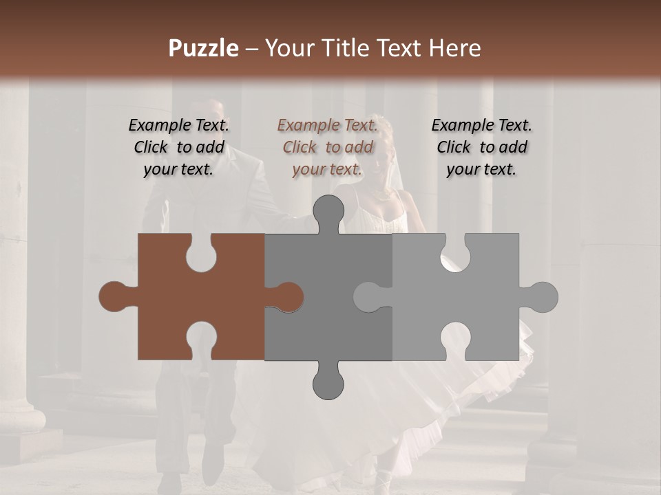 Wedded Pair Sense PowerPoint Template