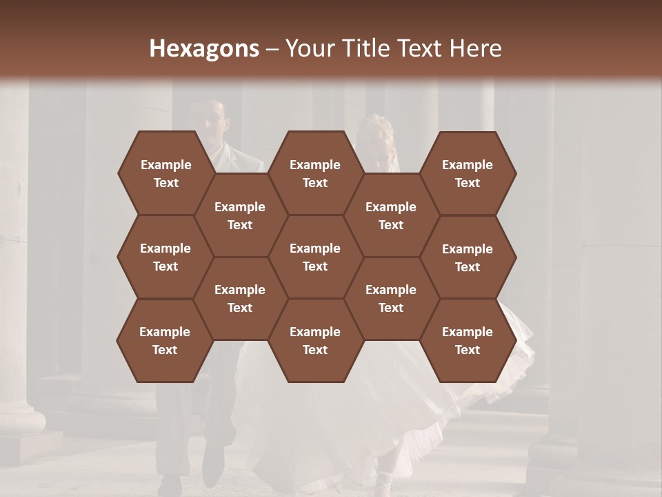 Wedded Pair Sense PowerPoint Template