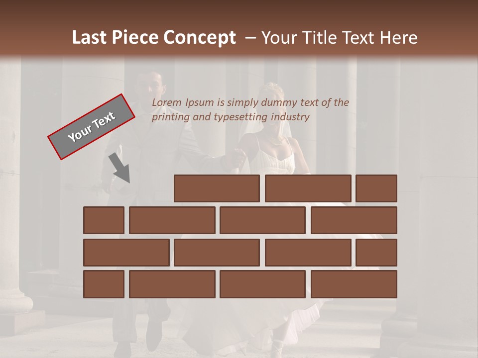 Wedded Pair Sense PowerPoint Template