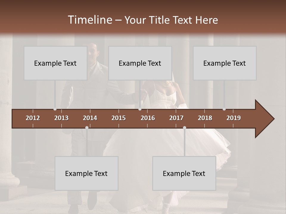 Wedded Pair Sense PowerPoint Template