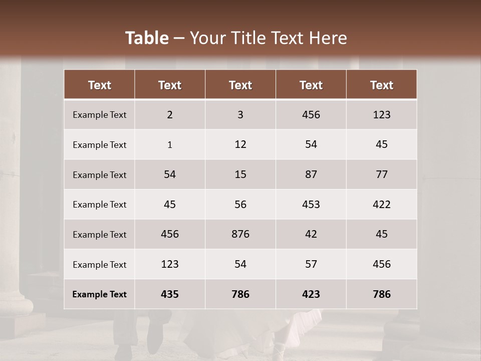 Wedded Pair Sense PowerPoint Template