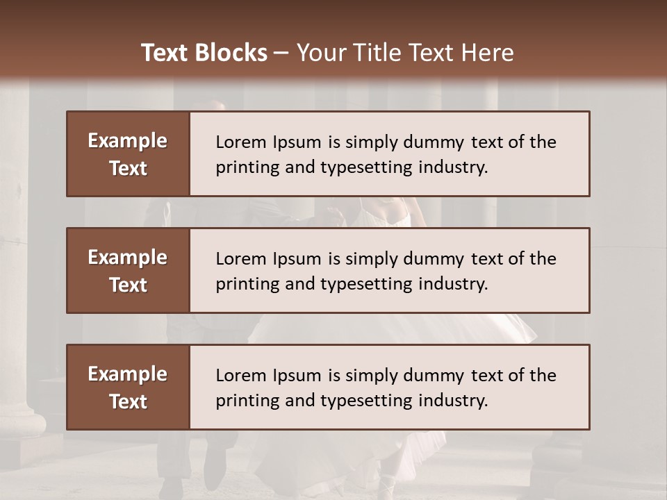 Wedded Pair Sense PowerPoint Template