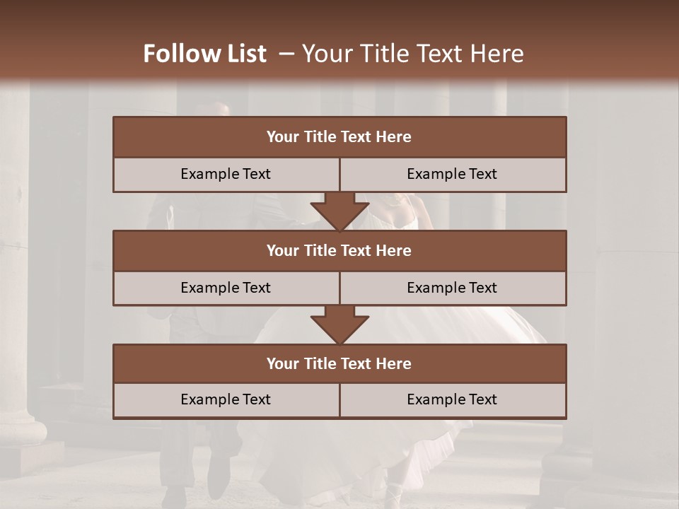 Wedded Pair Sense PowerPoint Template