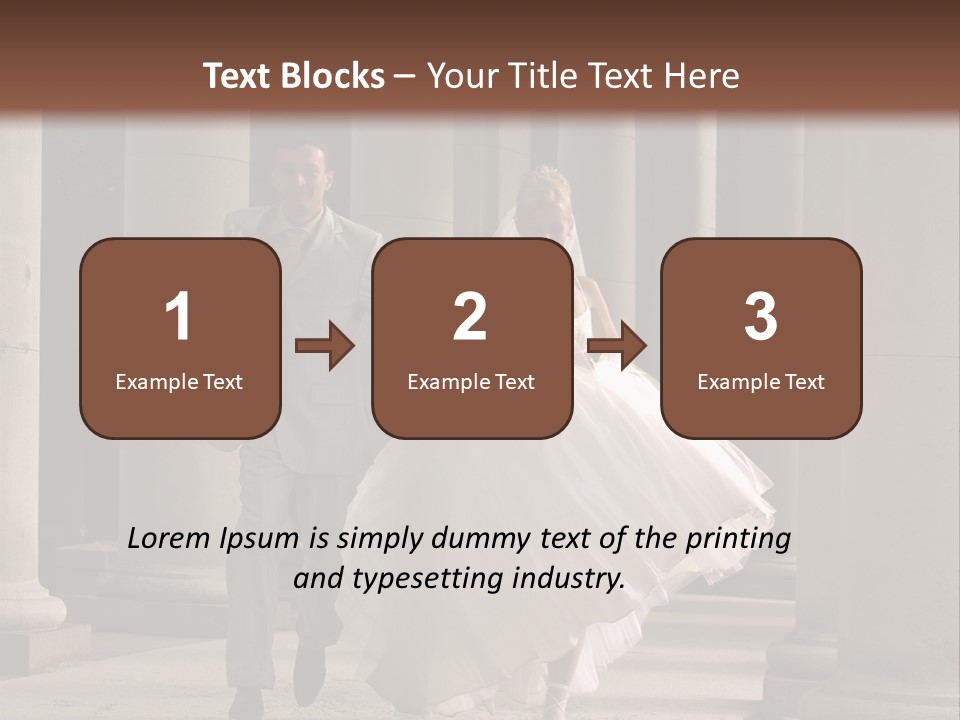 Wedded Pair Sense PowerPoint Template