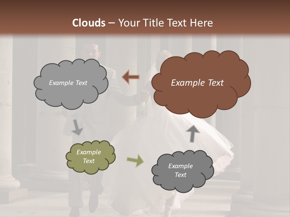 Wedded Pair Sense PowerPoint Template
