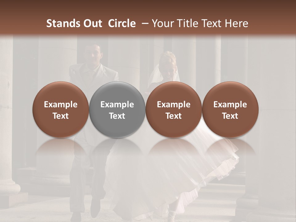 Wedded Pair Sense PowerPoint Template