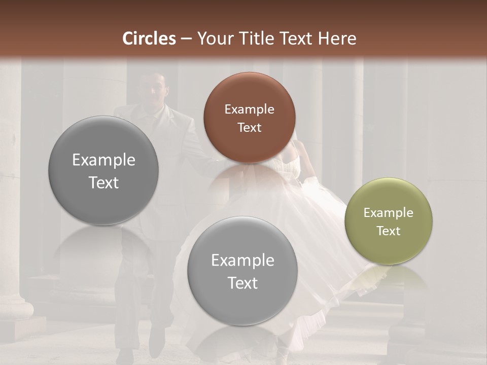 Wedded Pair Sense PowerPoint Template
