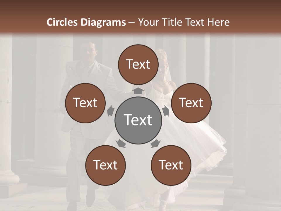 Wedded Pair Sense PowerPoint Template