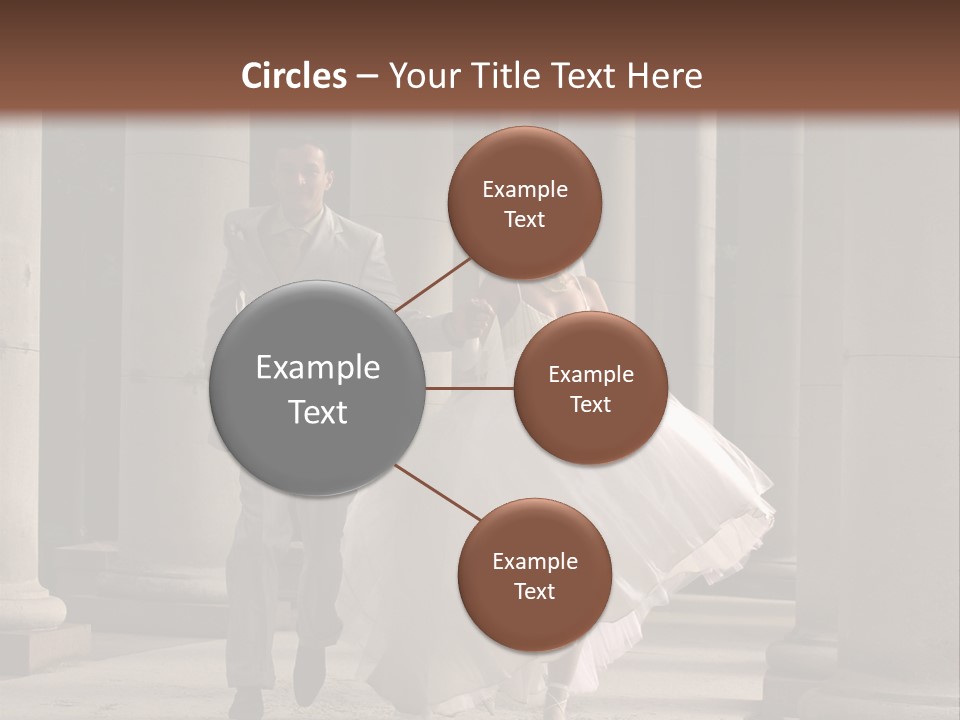 Wedded Pair Sense PowerPoint Template