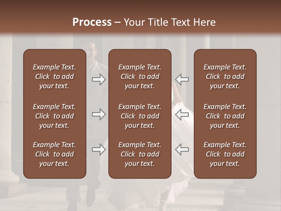 Wedded Pair Sense PowerPoint Template