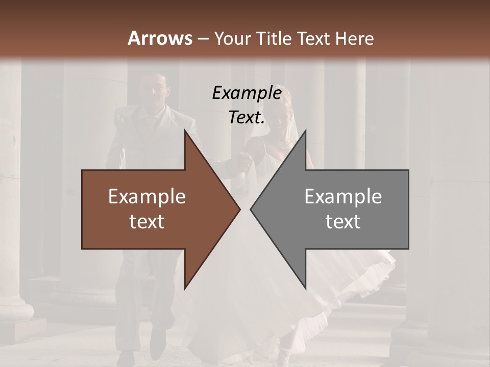 Wedded Pair Sense PowerPoint Template