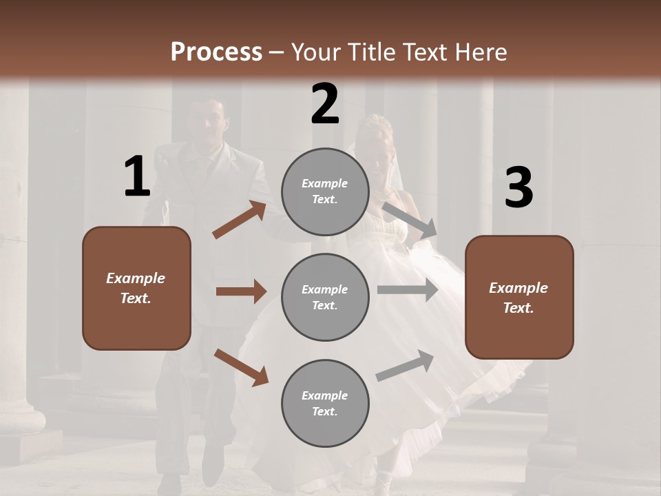Wedded Pair Sense PowerPoint Template