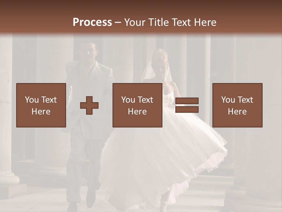 Wedded Pair Sense PowerPoint Template