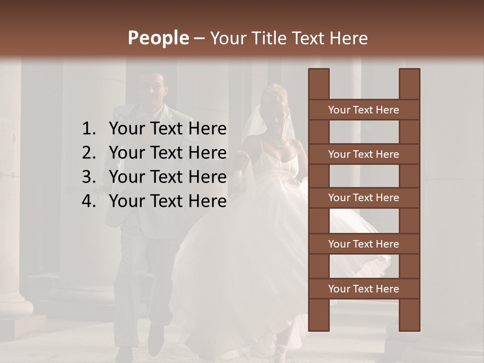 Wedded Pair Sense PowerPoint Template