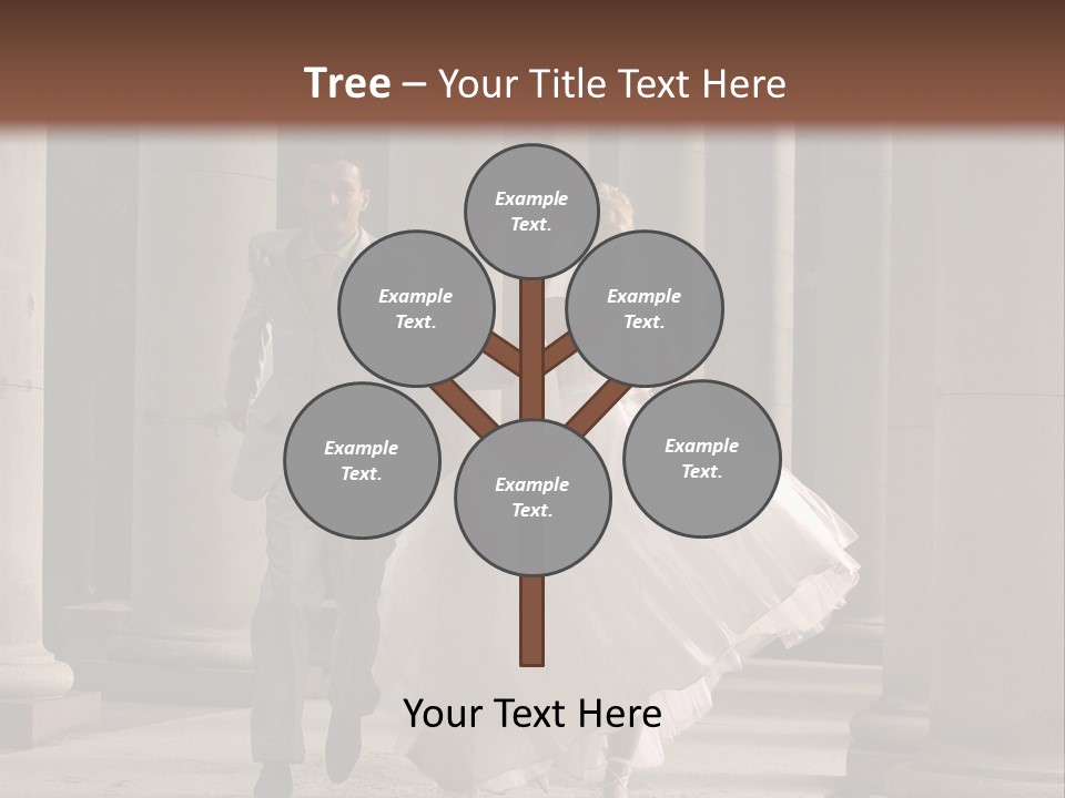 Wedded Pair Sense PowerPoint Template