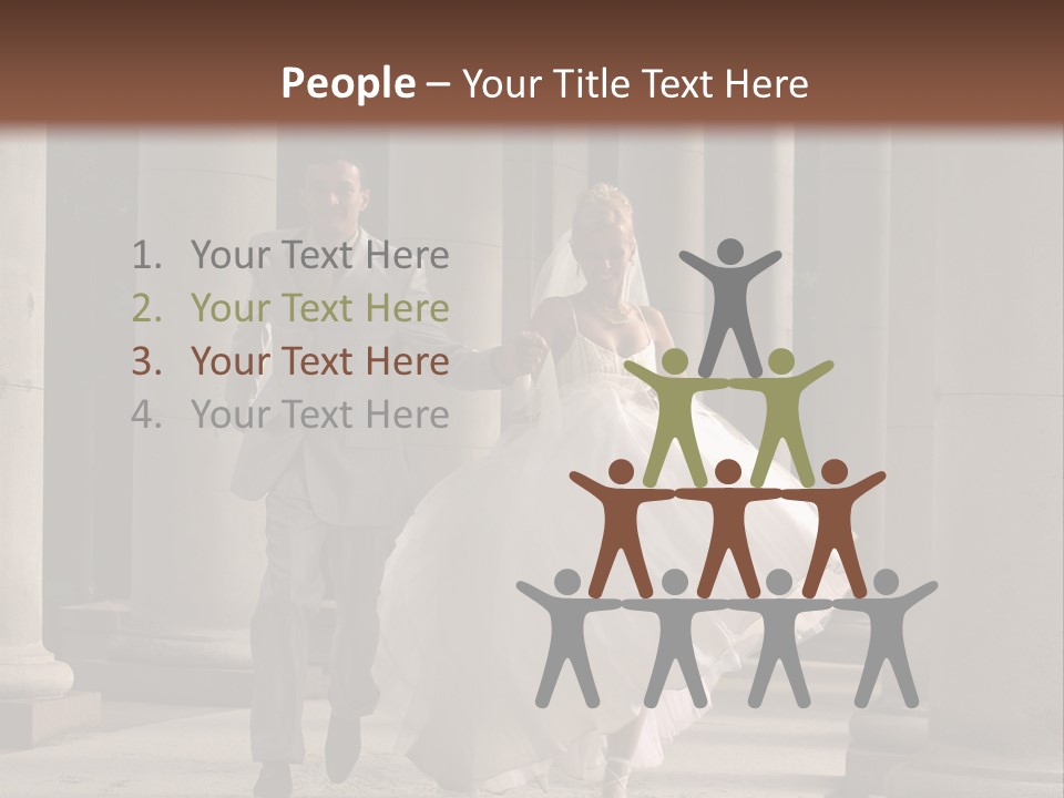 Wedded Pair Sense PowerPoint Template