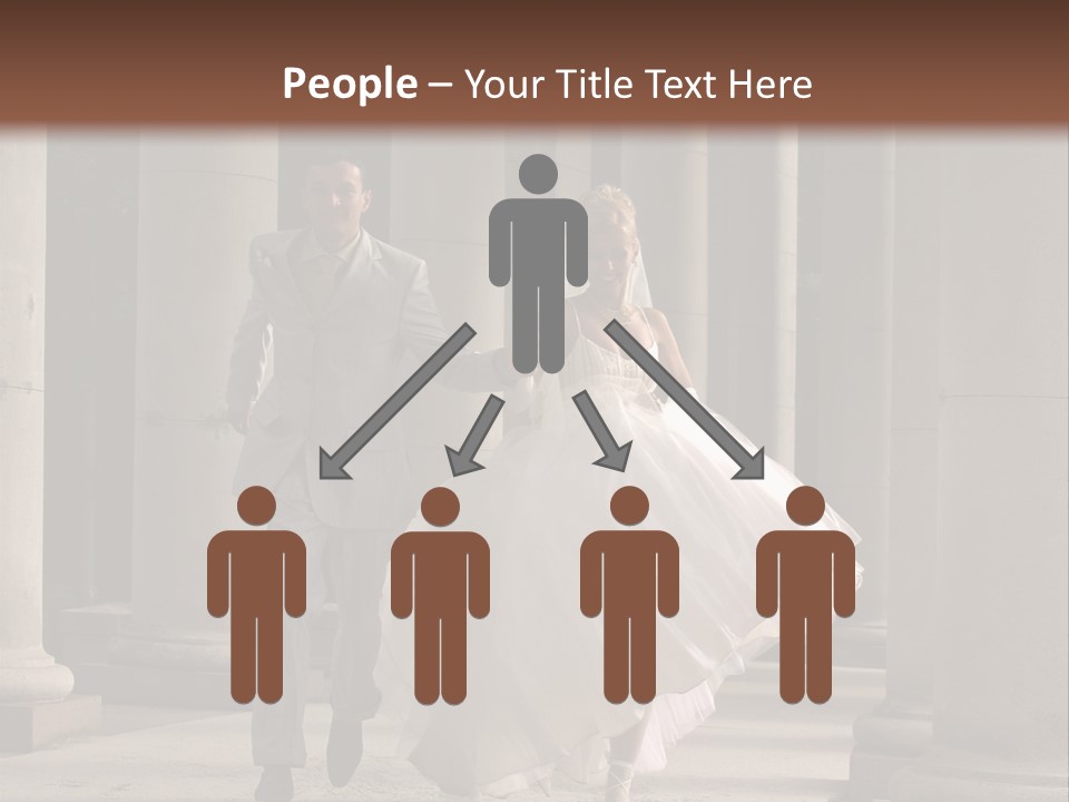 Wedded Pair Sense PowerPoint Template