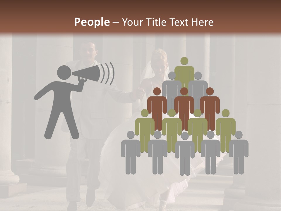 Wedded Pair Sense PowerPoint Template