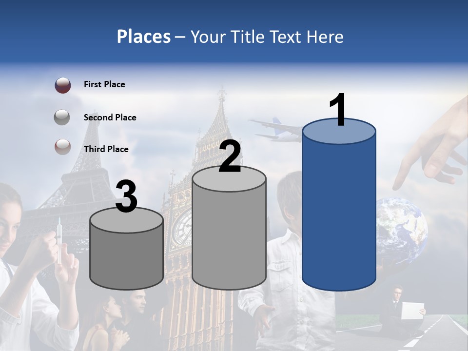 Sun Clock Business PowerPoint Template
