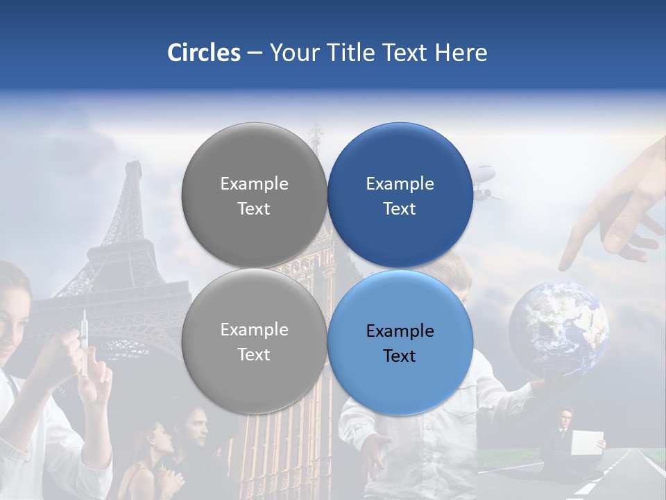 Sun Clock Business PowerPoint Template
