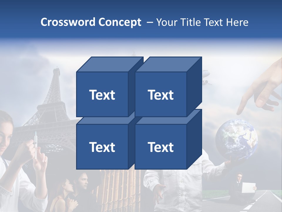 Sun Clock Business PowerPoint Template