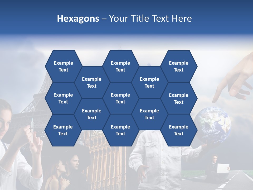 Sun Clock Business PowerPoint Template