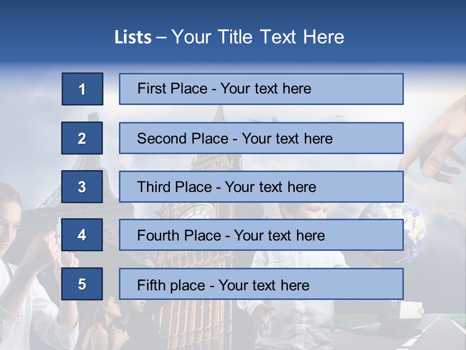 Sun Clock Business PowerPoint Template