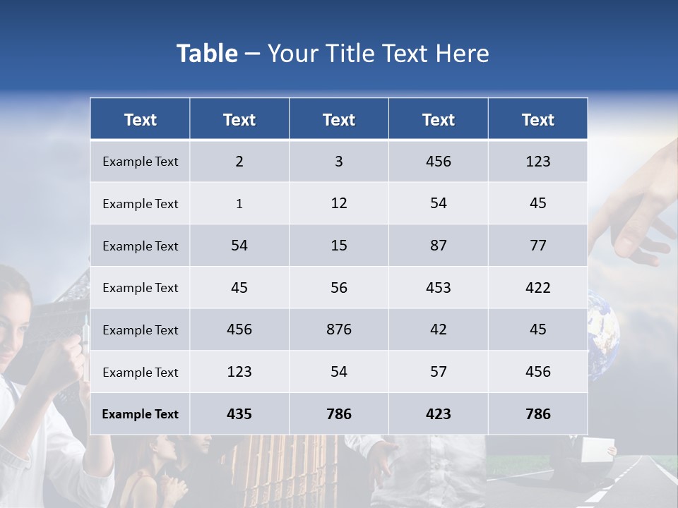 Sun Clock Business PowerPoint Template