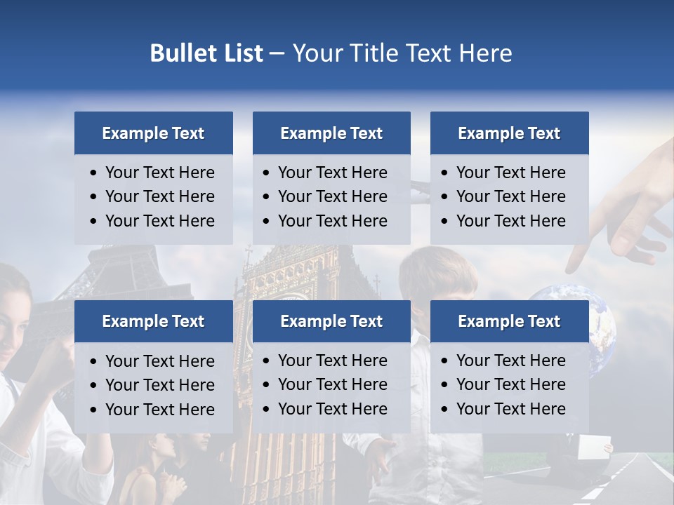 Sun Clock Business PowerPoint Template