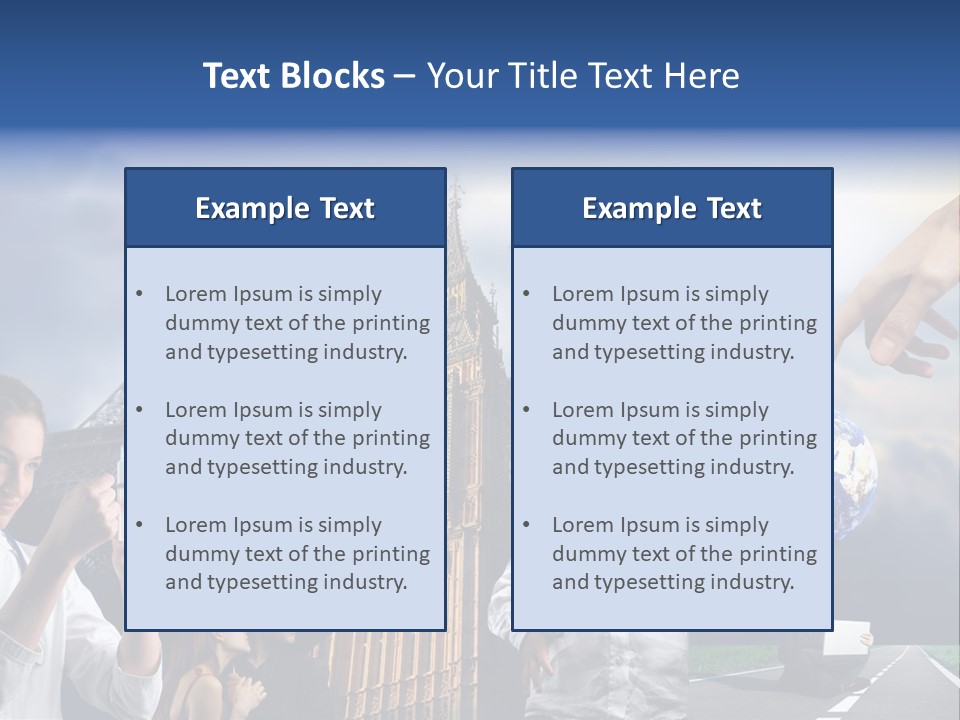 Sun Clock Business PowerPoint Template