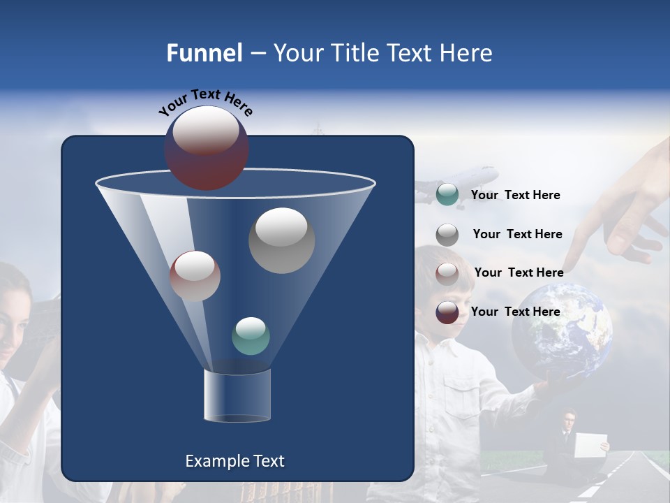 Sun Clock Business PowerPoint Template