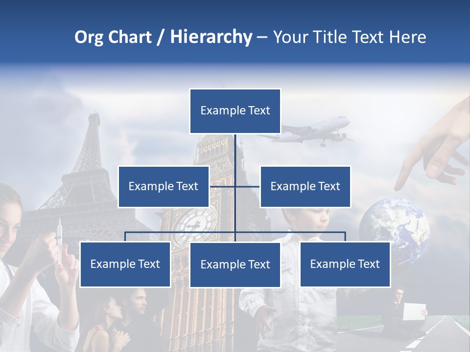 Sun Clock Business PowerPoint Template