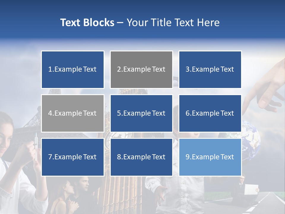 Sun Clock Business PowerPoint Template