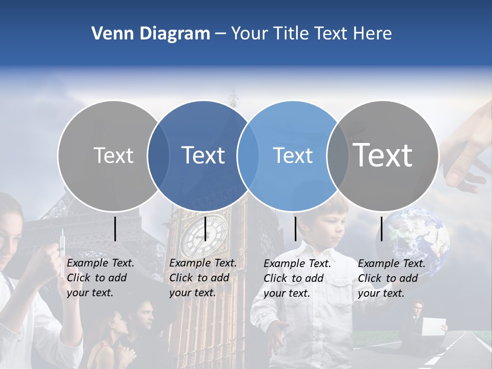 Sun Clock Business PowerPoint Template
