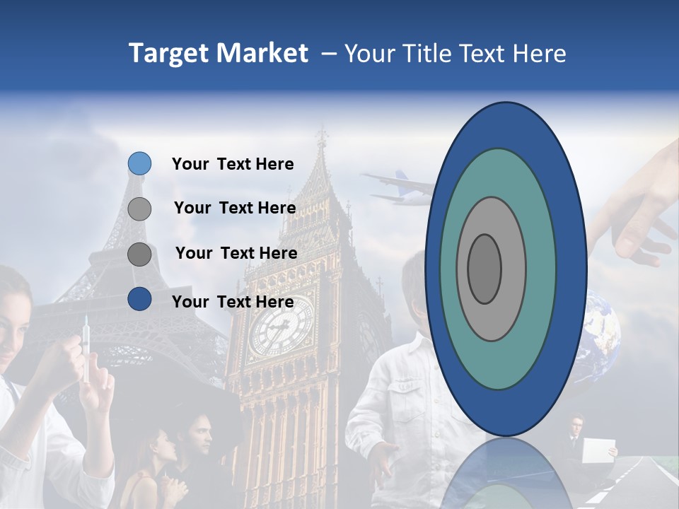 Sun Clock Business PowerPoint Template